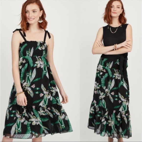 NWT Stella & Dot Maeve Lizzie Botanical Dress- also converts to a skirt! - Picture 2 of 9